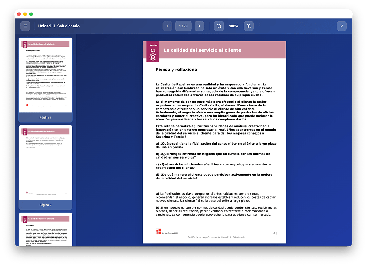 Visor de documentos de Solucionarios